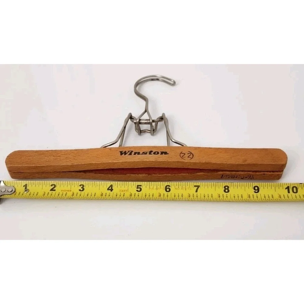 VINTAGE Wood & Steel Wire PANT Skirt HANGER‎ - 10